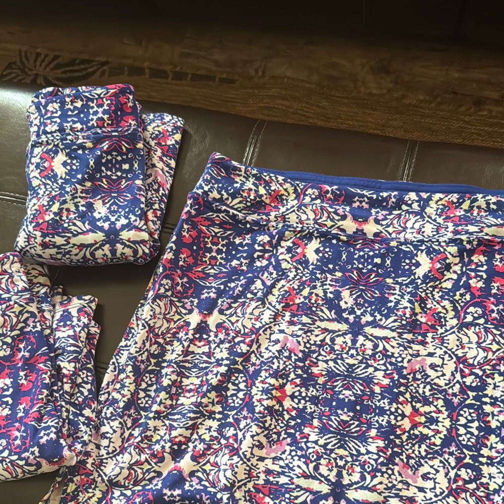 Tranquility by Colorado Clothing Blue and Pink Relaxed Fit Top